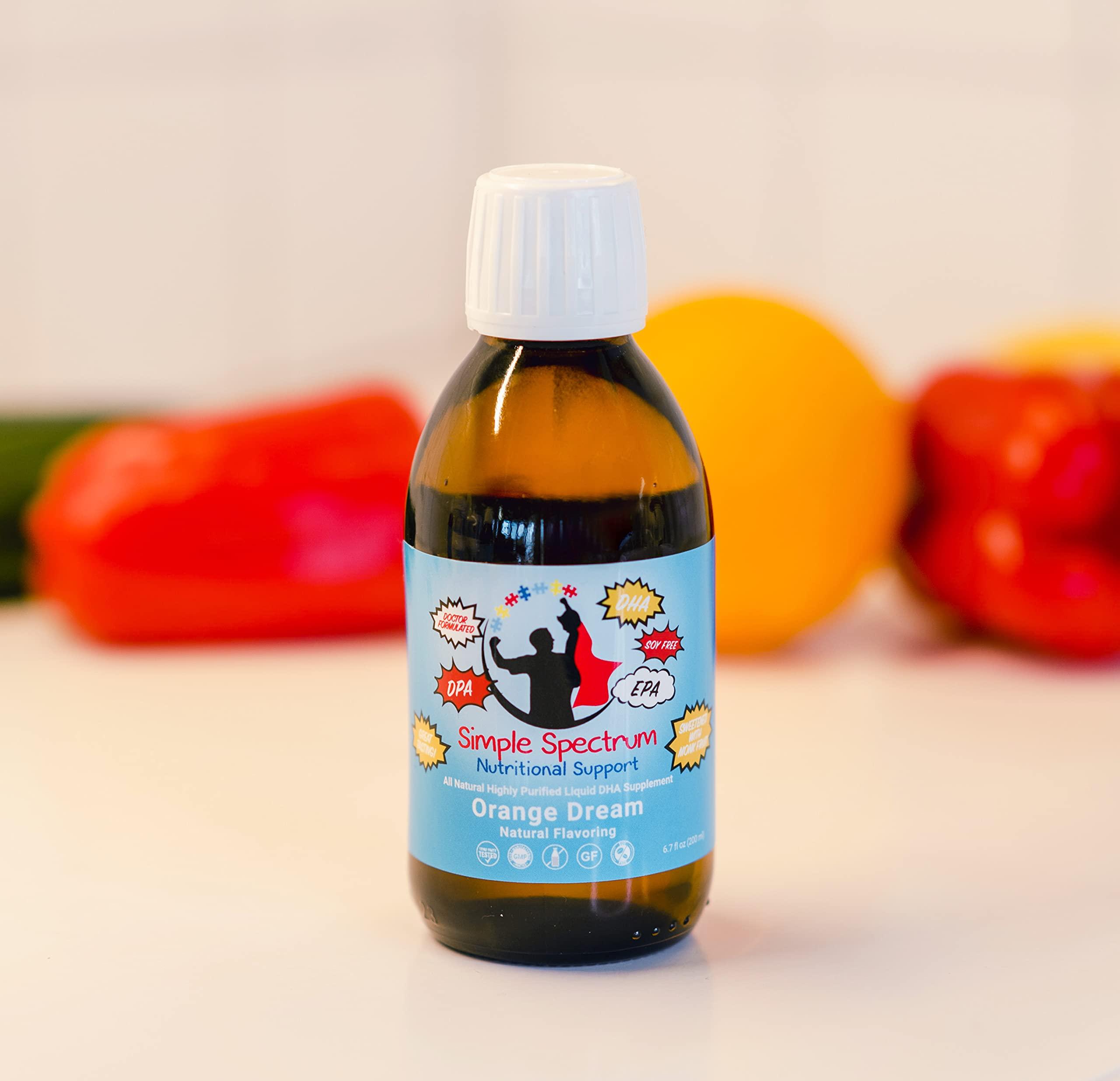 Simple Spectrum Nutritional Support Simple Spectrum, All Natural Fish Oil, Omega 3 DHA Supplement