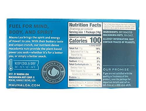 MAUNALOA [Hawaii souvenirs] Mauna Loa (MAUNALOA) macadamia nut salty 24 sachet pack