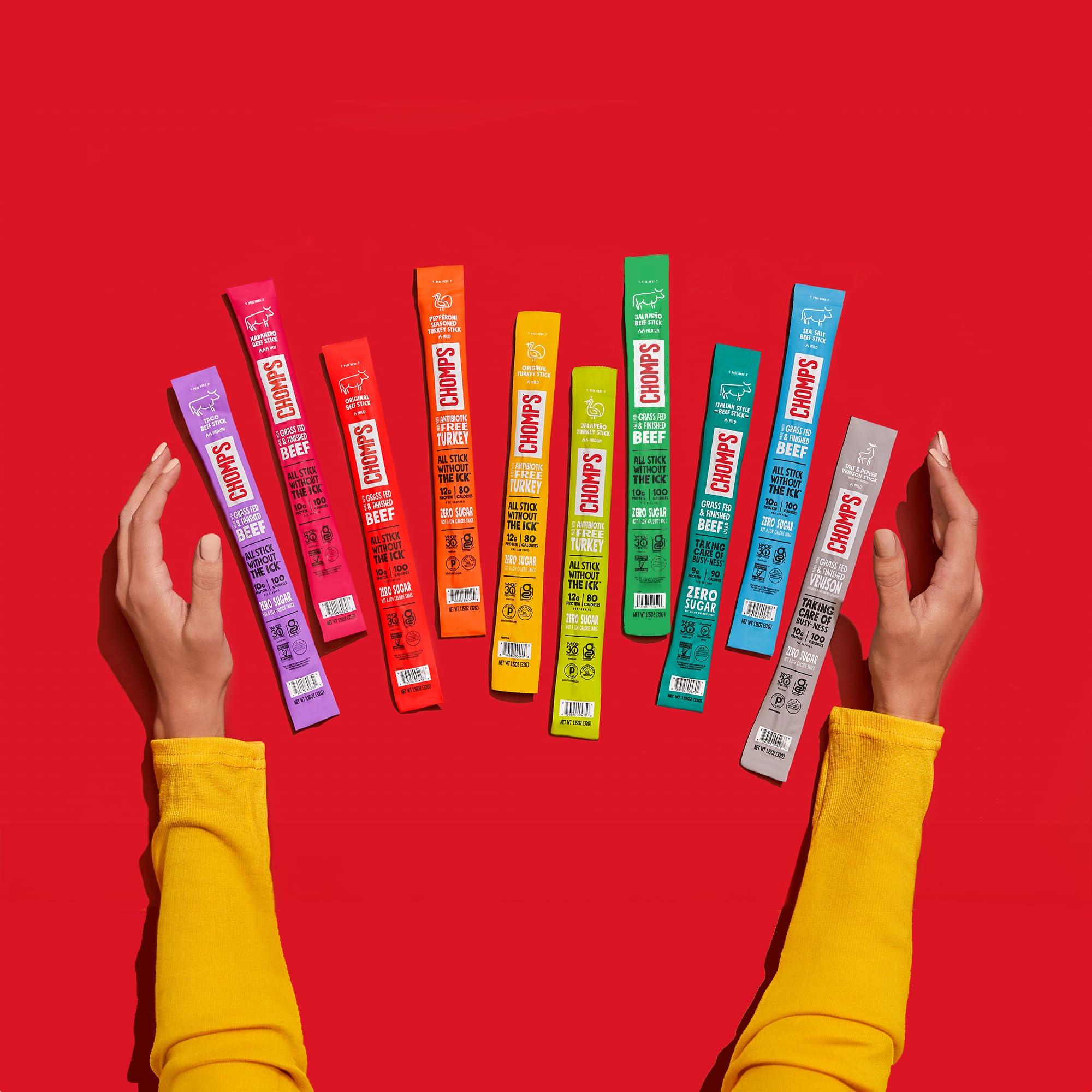 Chomps CHOMPS Pepperoni Turkey Stick 8 Pack, 9.2 OZ