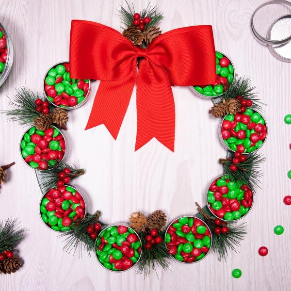 M&M\'s M&M\'S Milk Chocolate Red & Green Christmas Candy Bulk Assortment, 38 oz Resealable Bag