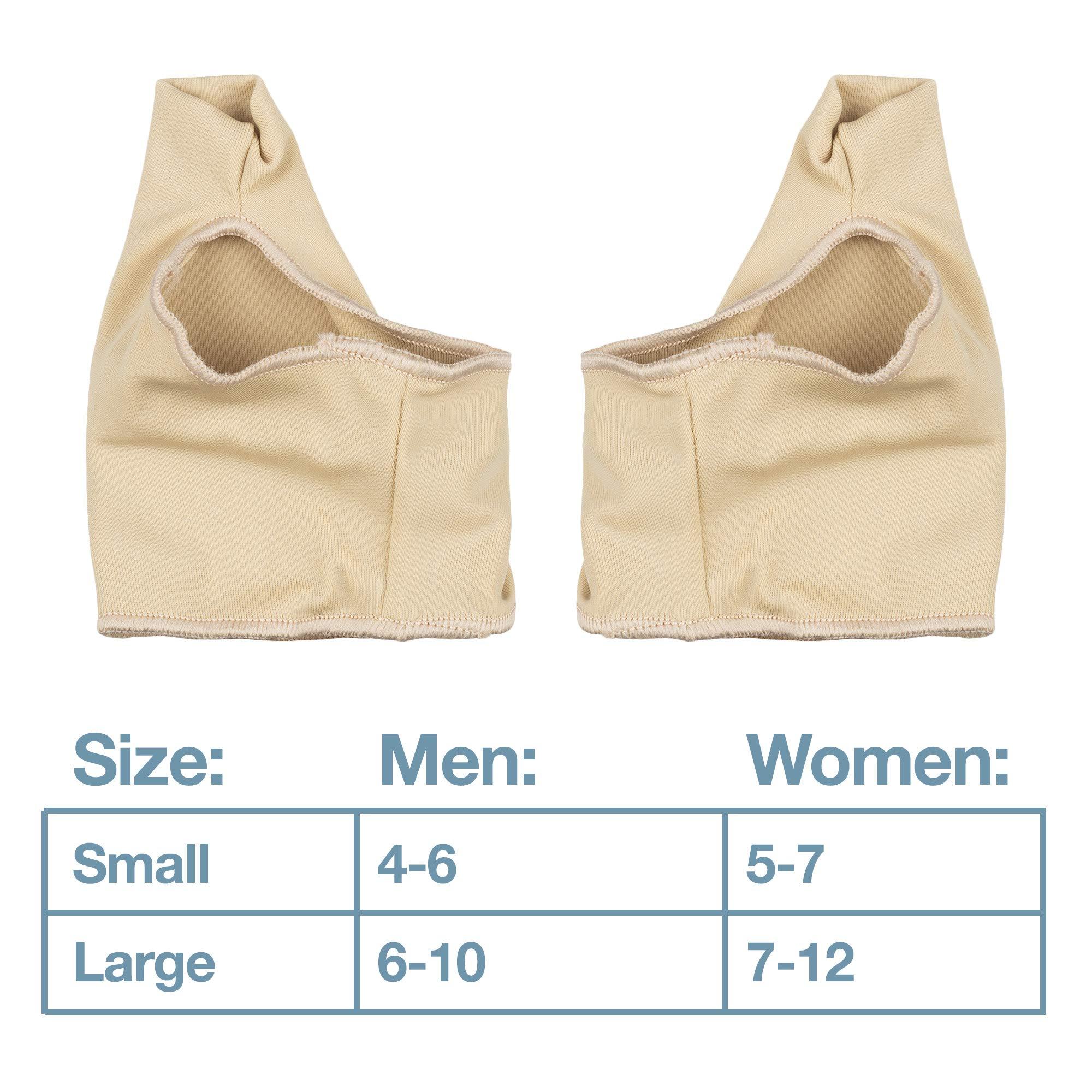 ZenToes ZenToes Bunion Relief Sleeve | Gel Bunion Pads & Corrector for Men & Women | Cushioned Support for Toe Alignment | 1 Pair (Small, Women 5-7, Men 4-6)