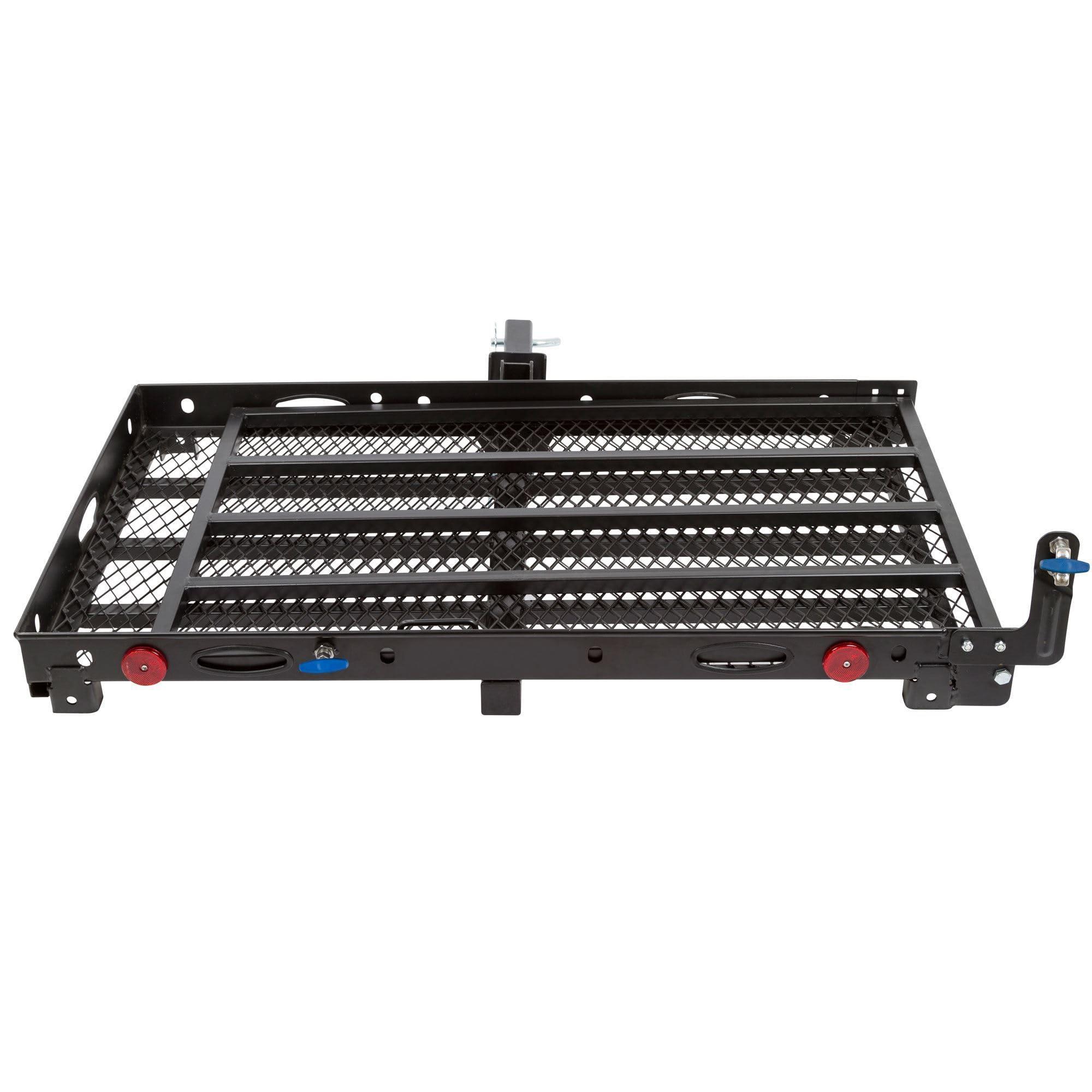 Silver Spring Silver Spring 48" x 27.75" Folding Steel Scooter Wheelchair Carrier w/42" Ramp, 500 lb. Cap, Hitch Mount