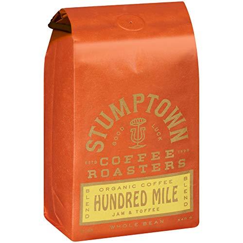 Stumptown Coffee Roasters Stumptown Coffee Roasters, Medium Roast Organic Whole Bean Coffee Gifts - Hundred Mile 12 Ounce Bag with Flavor Notes of Jam and Toffee
