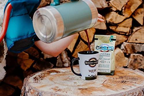 Verena Street Verena Street 10 Ounce Flavored Ground Coffee, Crop Circles Vanilla Hazelnut, Medium Roast, Rainforest Alliance Certified Arabica Coffee