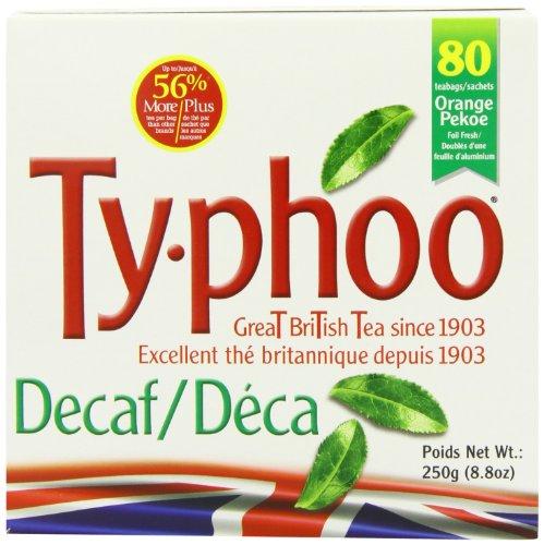 Typhoo Typhoo 80 Decaf Tea Teabags (Pack Of 6, Total 480 Teabags)