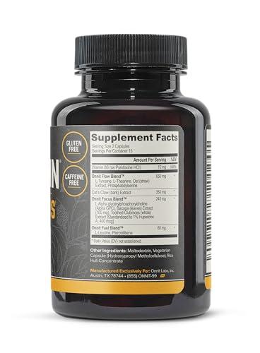 ONNIT ONNIT Premium Alpha Brain Bundle - Nootropic Brain Supplement (30 Count) for Focus, Concentration & Memory + Total Human Day and Night Vitamin Packs for Men and Women (30-Day Supply)