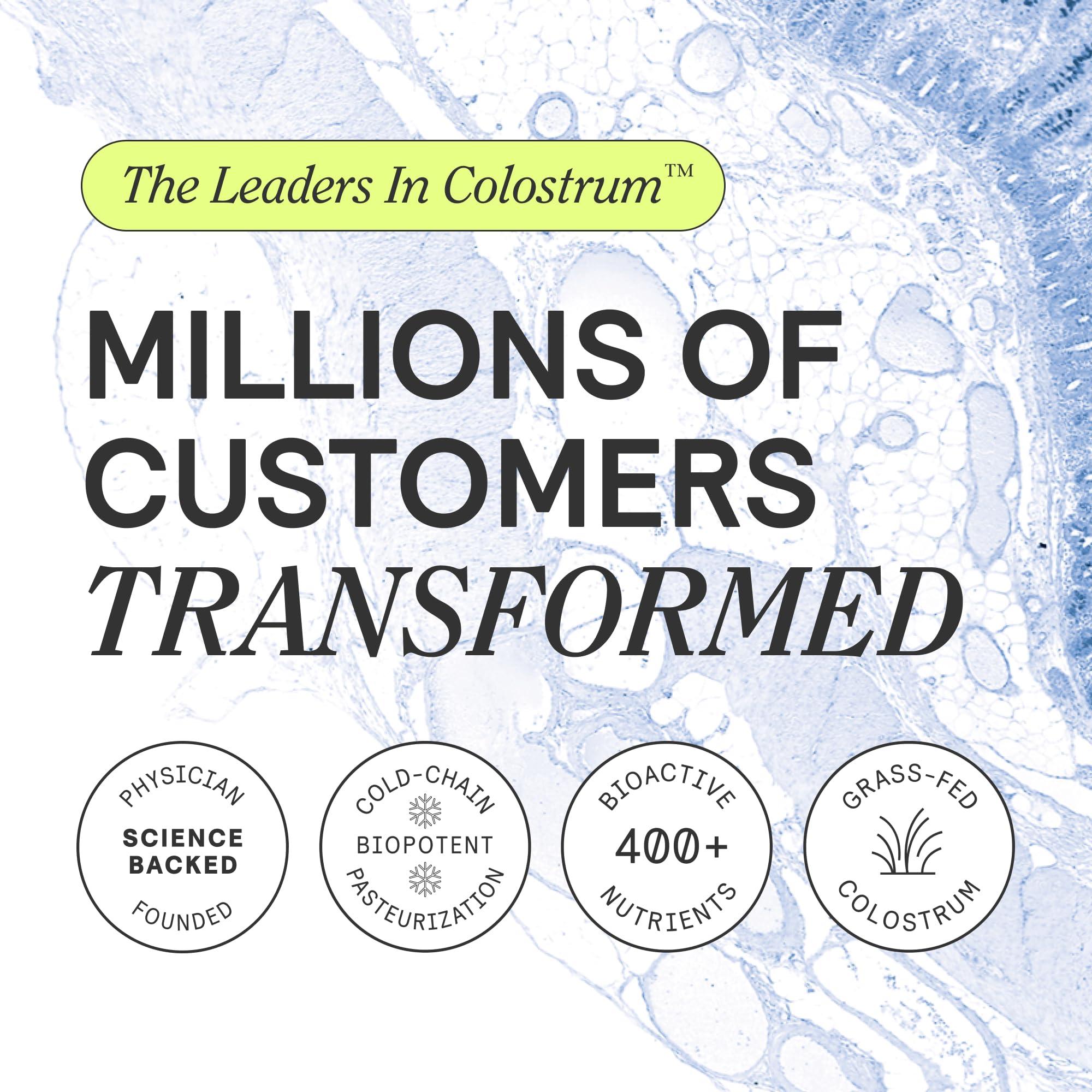 ARMRA ARMRA Colostrum Premium Powder, Grass Fed, Gut Health Bloating Immunity Skin & Hair, Contains 400+ Bioactive Nutrients, Keto, Gluten & Fat Free (Unflavored Bundle | 120 Servings)