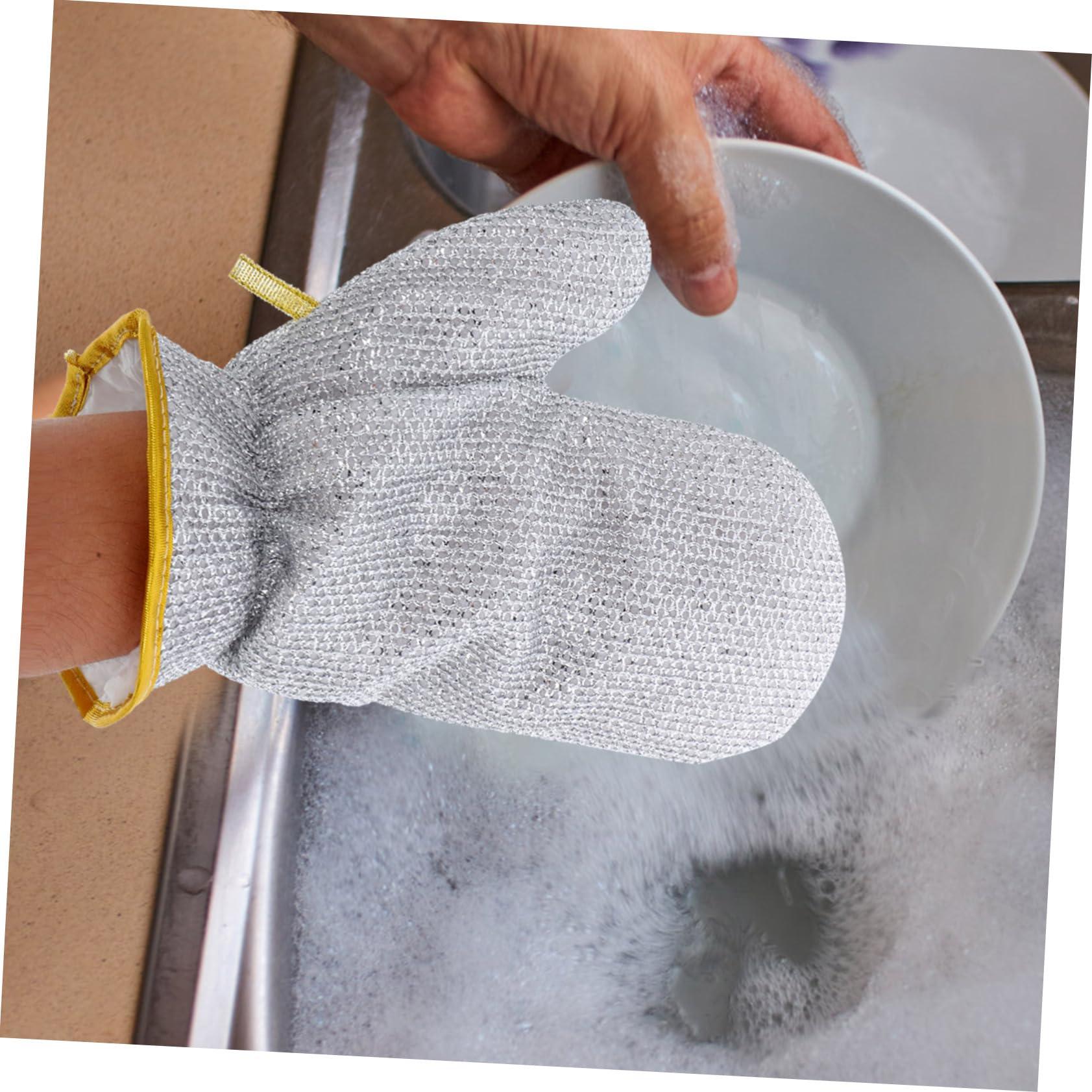 Ipetboom Ipetboom 4 Pcs Dishwashing Gloves Housework Gloves Kitchen Dish-washing Gloves Useful Kitchen Accessories Gloves Useful Gloves Dish Washing Gloves Pvc Kitchen Cleaning Gloves