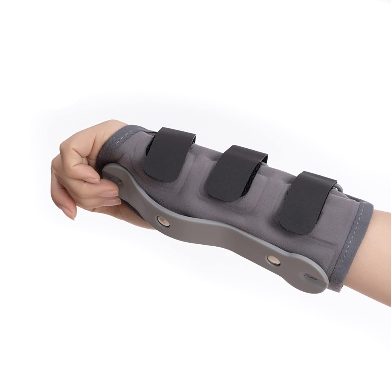 HAILM HAILM Wrist Supports, with Metal Strip Carpal Tunnel Wrist Splint for Both Hand & Wrist Brace, Day Night Wrist Supports for Joint Pain,R