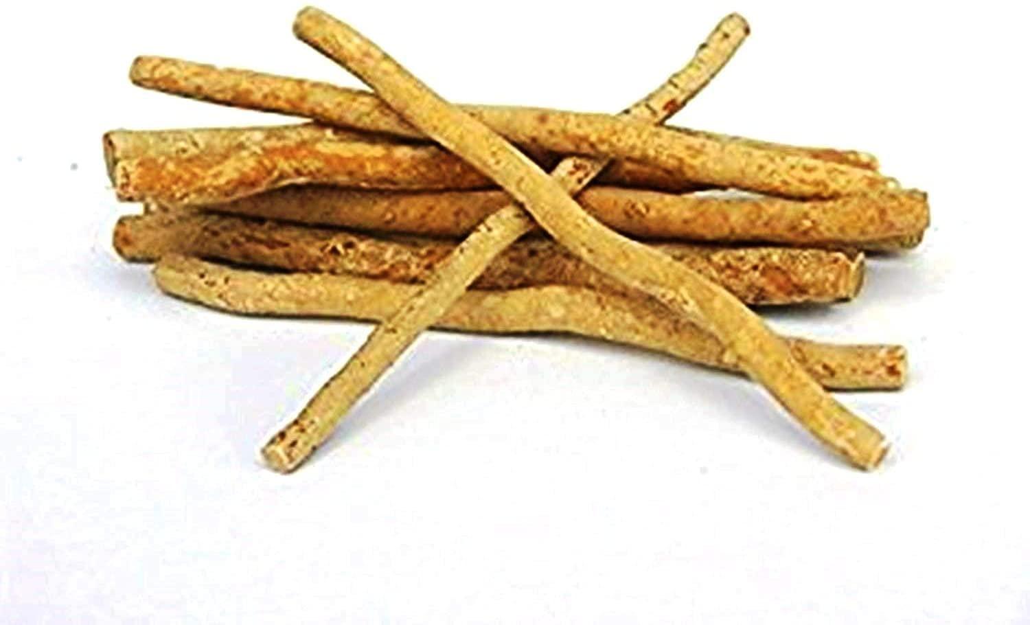 Organic Herbs Organic Herbs Traditional Natural Miswak (sewak) Peelu Chewing Stick Toothbrush for Whiter Teeth -3 Pc