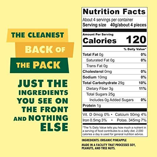 SOLELY SOLELY Organic Dried Pineapple Rings, Large (Pack of 1) | One Ingredient | Vegan | Non-GMO | No Added Sugar