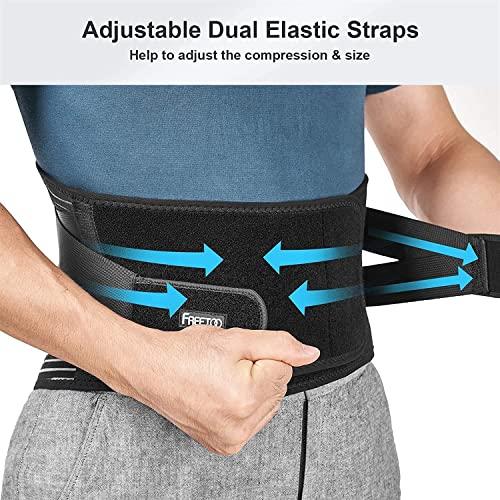 SJHY Lumbar Support Belt Breathable Back Braces,for Men/Women Anti-Skid Lumbar Support Belt Lower Back Pain Relief with 6 Stays Back Support Belt Back Braces