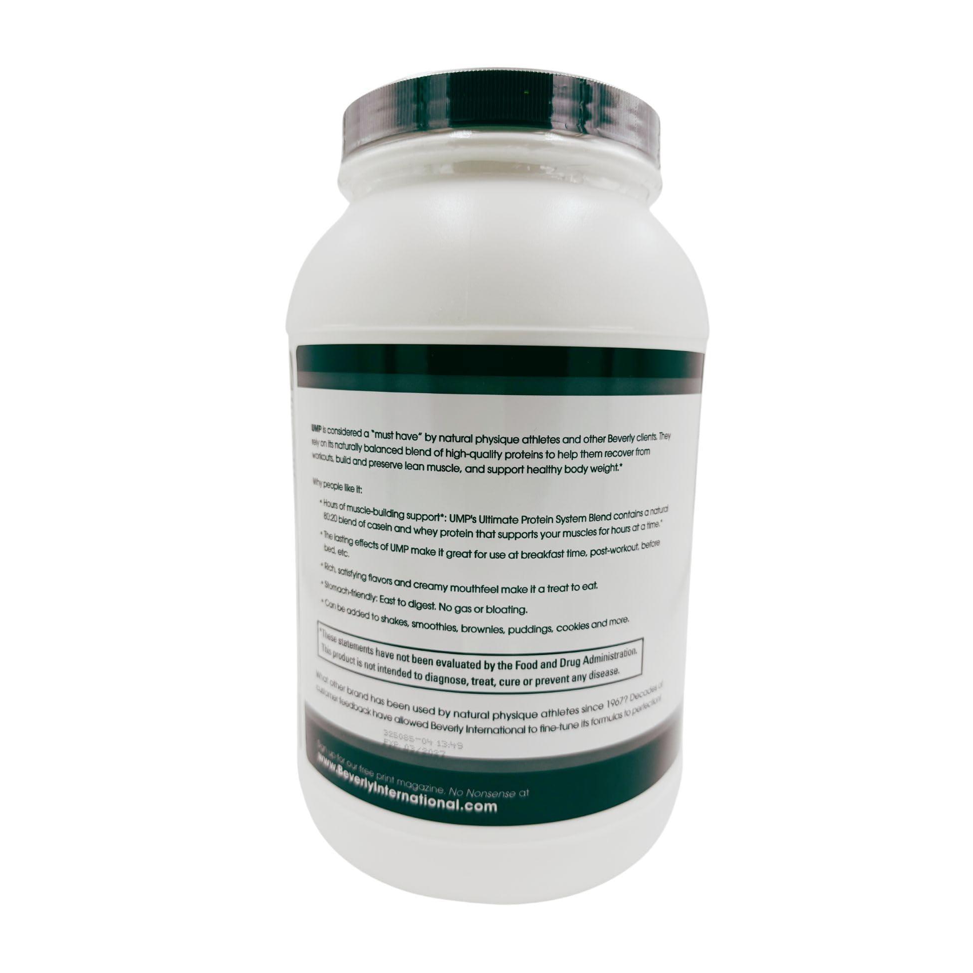 Beverly International Beverly International UMP Protein Powder, Cookies & Cream. Unique Whey-Casein Ratio Builds Lean Muscle. Easy to Digest. No Bloat. (32.8 oz) 2lb .8 oz
