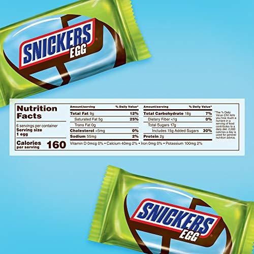 Snickers SNICKERS Easter Eggs Caramel Chocolate Candy Multi-Pack, 6.6 oz, 6 ct