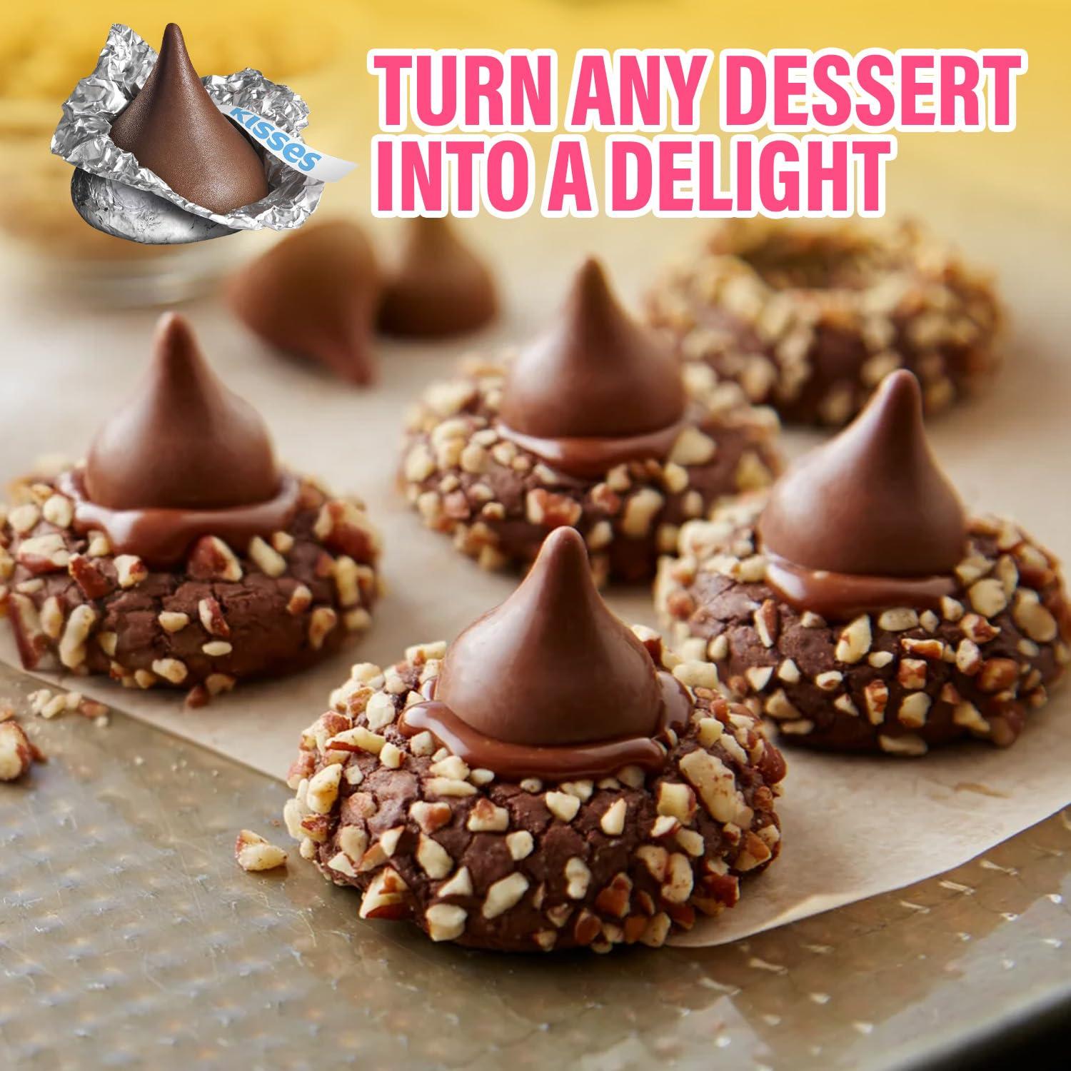 Jumblet Milk Chocolate Kisses, Hershey Kisses Bulk for Parties and Candy Buffets, Delicious Hersheys Kisses in Bulk, Perfect Milk Chocolate Candy for Holiday Celebrations and Everyday Sweet Treats (5 Lb)