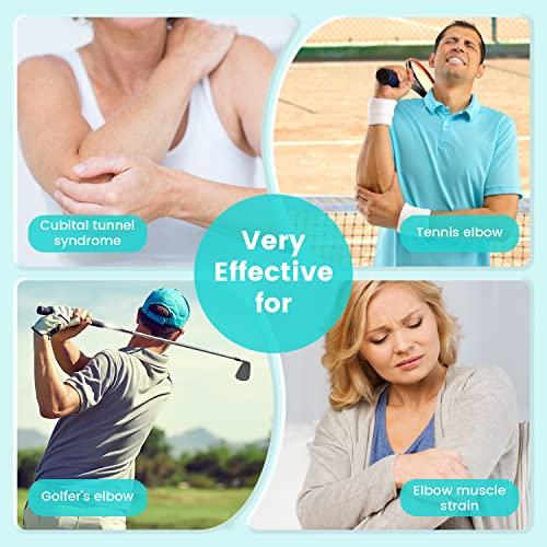 Sylong Elbow Brace for Ulnar Nerve Entrapment Cubital Tunnel Syndrome for Women and Men, Arm Splint Left & Right Elbow Support Immobiliser for Straighten Arms to prevent Elbow Bending While Sleeping - L/XL