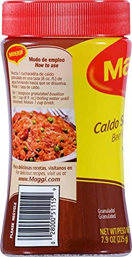 Maggi Maggi Granulated Beef Flavor Bouillon, 7.9 Ounce (Pack of 12)