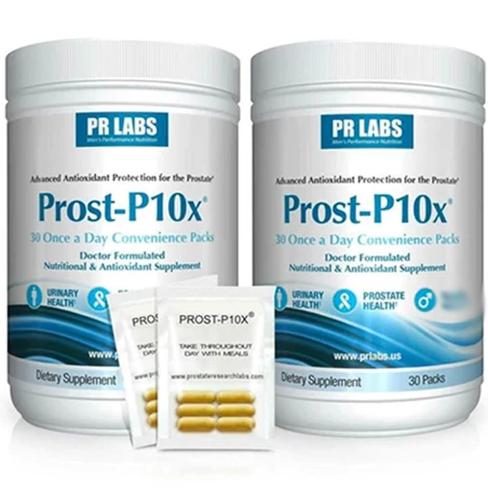 Prost-P10x Prost-P10x Advanced Prostate Health Supplement for Men, 10 Natural Ingredients, Saw Palmetto, Beta Sitosterol, Reduce Bathroom Trips & Urgency - 2 Month Supply