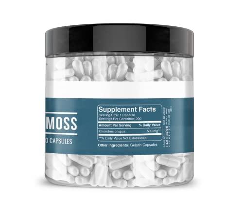 Earthborn Elements Earthborn Elements Irish Sea Moss 200 Capsules, Pure & Undiluted, No Additives