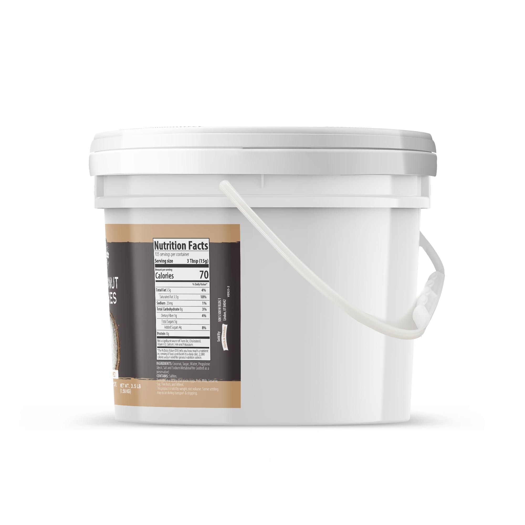 BIRCH & MEADOW Birch & Meadow 1 Gallon, Coconut Flakes, Sweetened, Baking & More