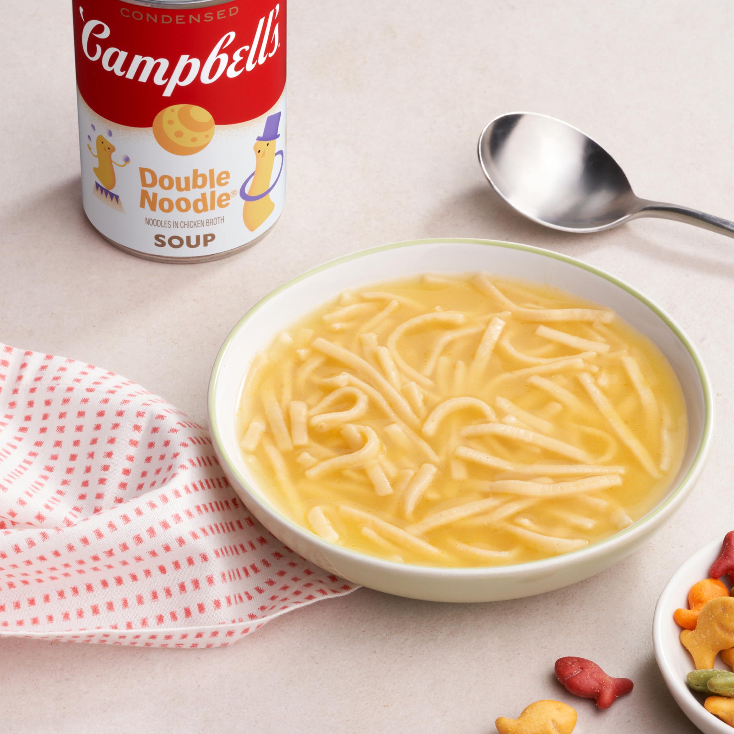 Campbell's Campbell's Condensed Kids Soup, Double Noodle Soup, 10.5 Ounce Can (Pack of 4)