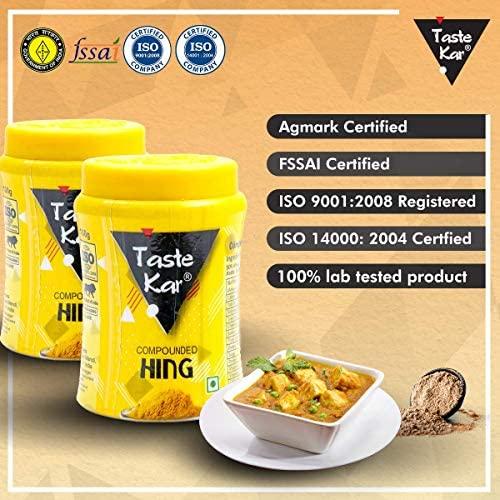 TASTEKAR Tastekar Gluten Free Asafoetida Powder Hing Indian Spice | Compounded Heeng Asafetida Spice Powder-50 Gm