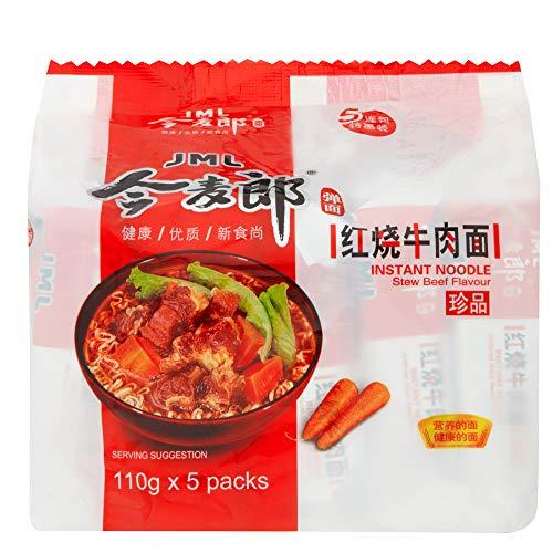 DragonMall JML INSTANT NOODLE STEWED BEEF FLAVOR-5bags