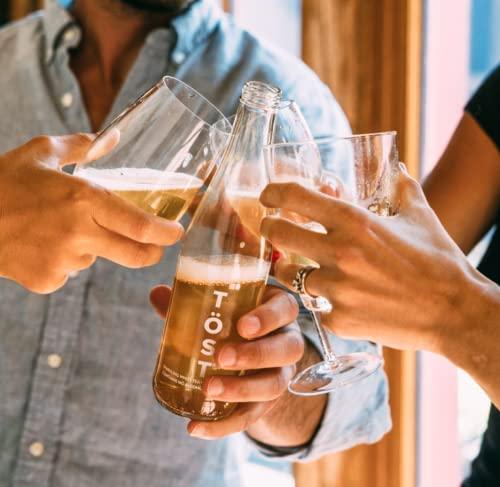 TÖST TOST White Cranberry, Ginger and Spice Sparkling White Tea, 750 ML