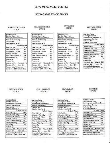 Buffalo Bob Buffalo Bob\'s Wild Game Meat Snacks - 15 Piece California Legal Game Jerky Stick Assortment, High-Protein Exotic Meat for Adventure Enthusiasts, Stocking Stuffer, Gift for Dad/Men