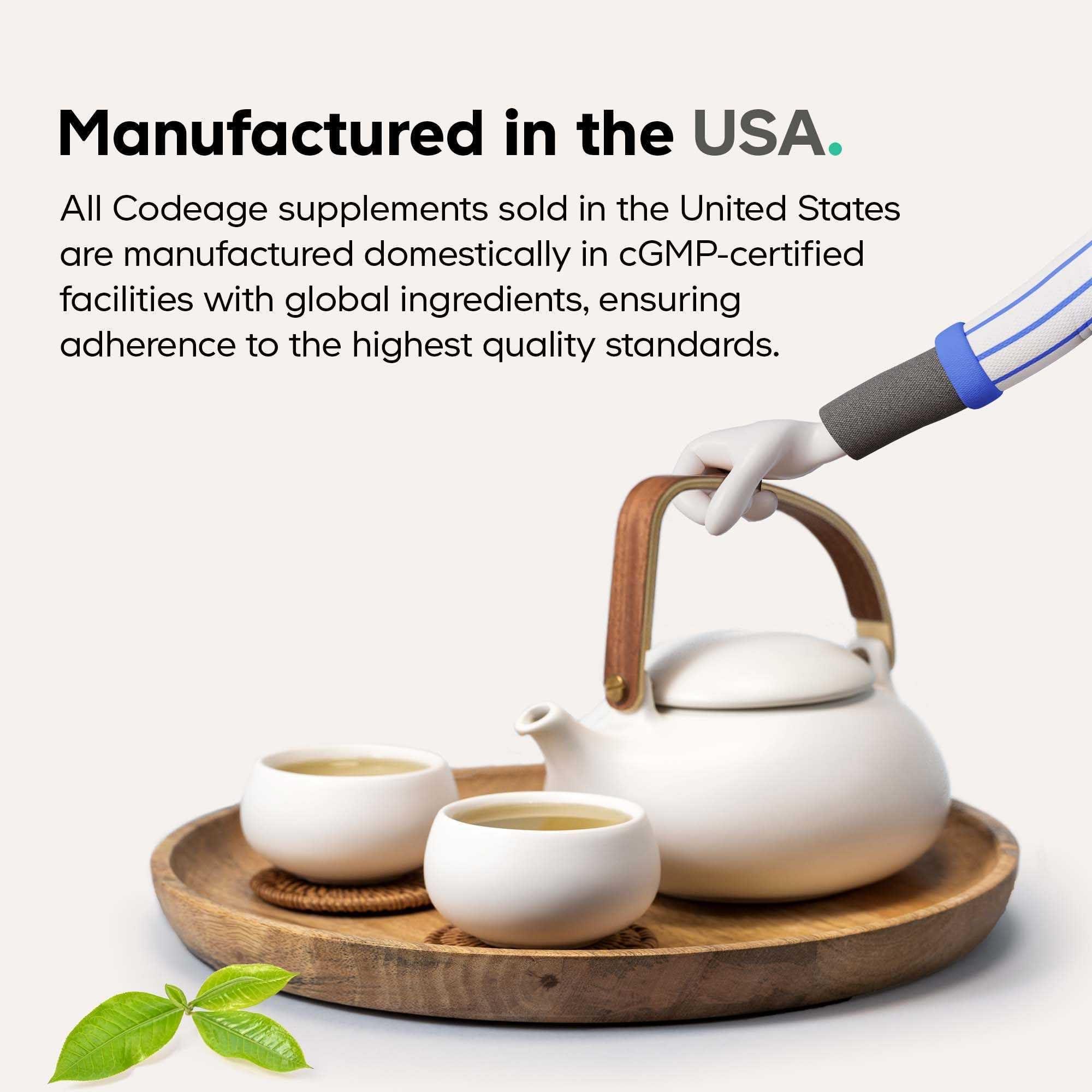 Codeage Codeage Hair Vitamins 10000 mcg Biotin, Keratin, Collagen, Vitamin A, B12, C, D3, E, Zinc, Turmeric, Probiotics, Enzymes, Inositol - Hair Care Support - Healthy Hair Supplement Pills - 2 Pack