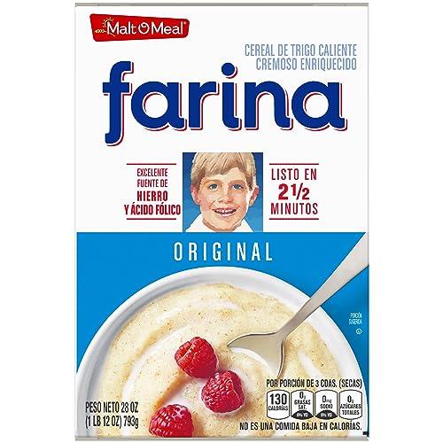 Malt-O-Meal Malt-O-Meal Farina, Original Farina Breakfast Cereal, Quick Cooking, 28 Ounce 1 count