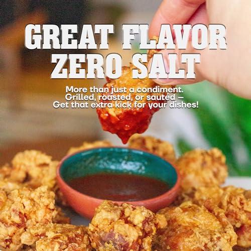 PALO ALTO FIREFIGHTERS Palo Alto Firefighters Pepper Sauce (8.5oz) - Salt Free Pepper Plant Hot Sauce, No Sodium Hot Pepper Sauce, No Salt Sauces