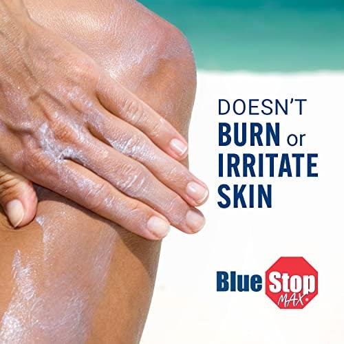 Blue Stop Max Blue Stop Max Muscle & Joint Relief Gel: Fast-Acting Sore Muscle, Back & Neck Relief Cream, Numbing Emu Oil Formula for Ankle, Leg Cramps, Tennis Elbow - 8 Oz Pump Bottle