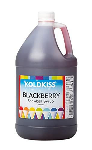 Koldkiss Koldkiss Shaved Ice and Snow Cone Flavored Syrups - One Gallon, 64 Snow cones Per Bottle - Ice Cream Flavor