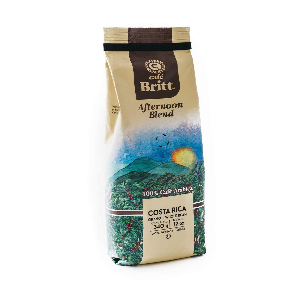 Cafe Britt Caf Britt - Costa Rican Afternoon Blend Coffee (12 oz.) (3-Pack) - Ground, Arabica Coffee, Kosher, Gluten Free, 100% Gourmet & Medium Roast