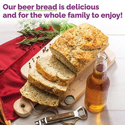 molly&you Molly & You Italian Herb Beer Bread Mix (Pack of 3) - Gourmet, Vegan Friendly, Dairy Free, Artisan Bread Kit - No Bread Machine Needed - Just Add Beer or Soda