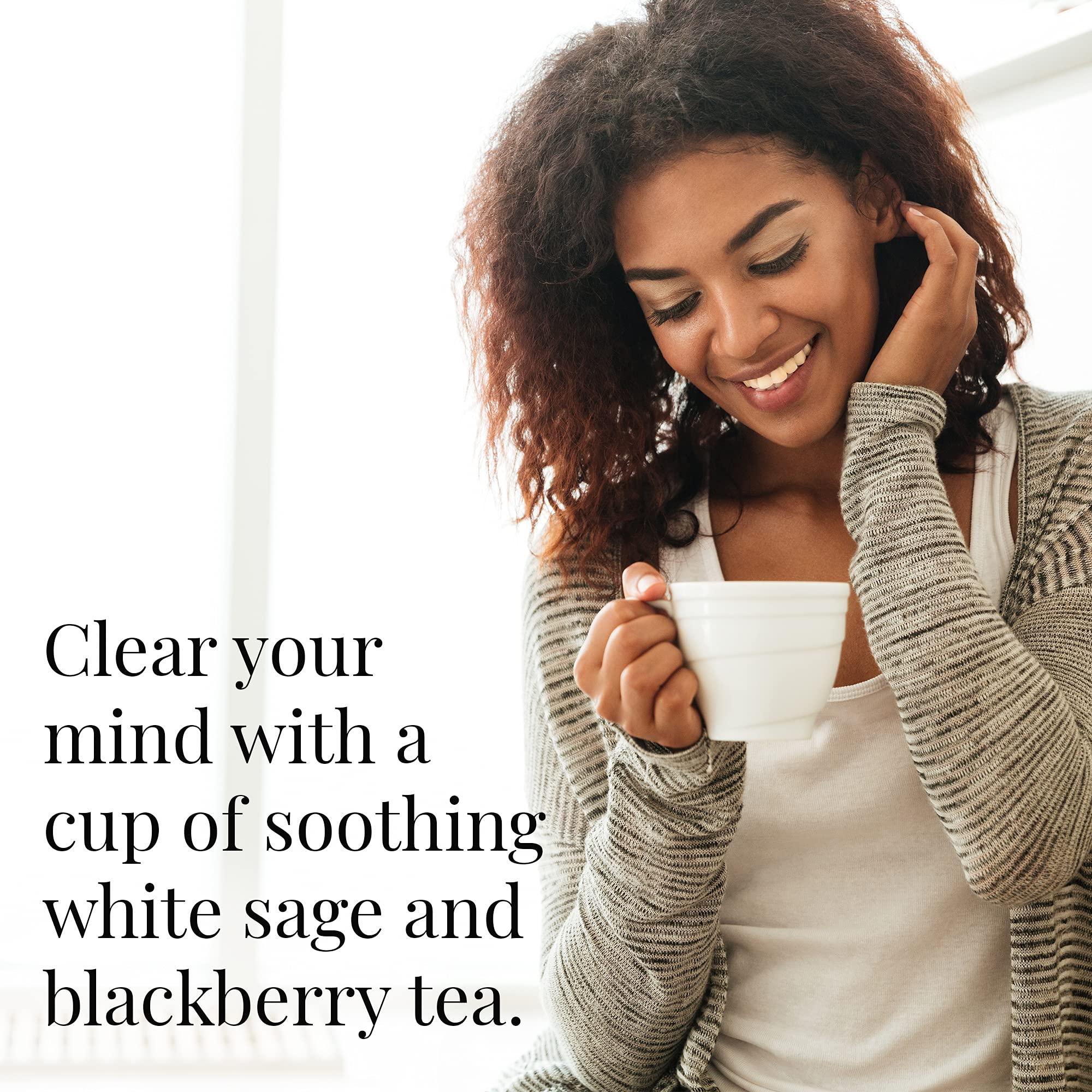 The Republic of Tea The Republic of Tea Blackberry Sage Black Tea | 50 Tea Bags, Gourmet Black Tea