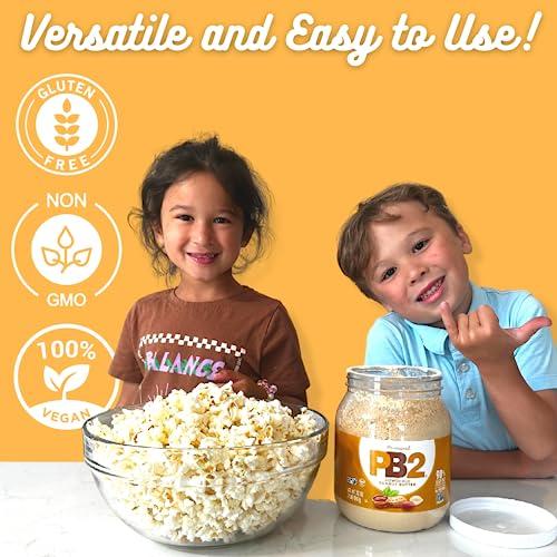 PB2 PB2 Powdered Peanut Butter Powder | Certified Gluten Free, Low-Carb, Keto Diet Friendly | Original Flavor with 6G of Protein, 90% Less Fat, 60 Calories Per Serving | Easy Mix for Healthy, Fit Diet