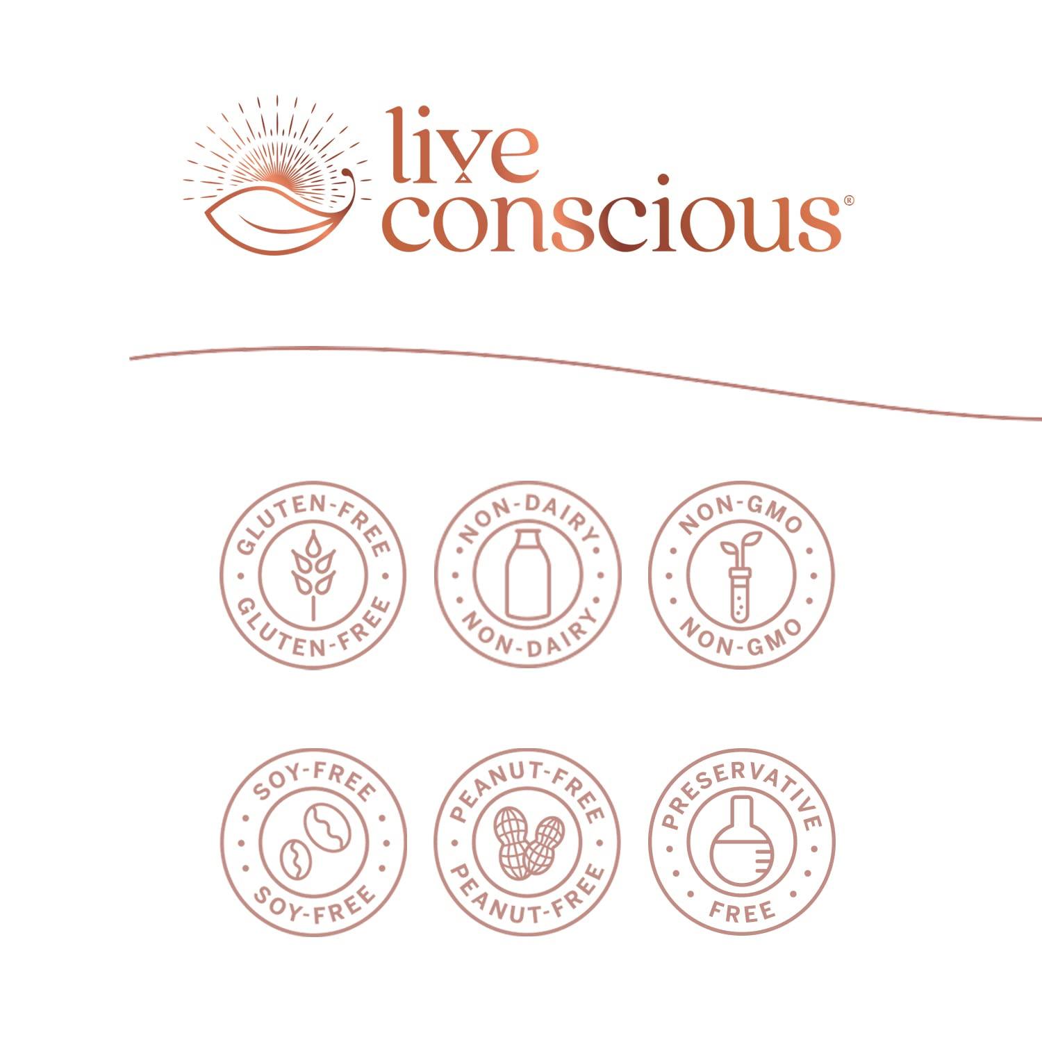 Live Conscious Live Conscious KrillWell, Joint, and Cognitive Support | Certified Sustainable Krill Oil 2X More Effective Than Fish Oil - (Pack of 2)