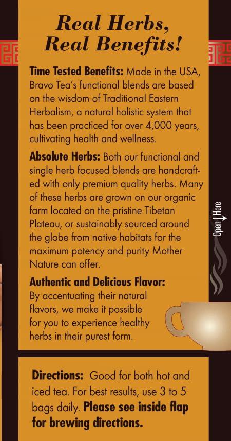 Bravo Tea Bravo Tea Maitake Mushroom Herbal Tea, Caffeine Free 20 Tea Bags