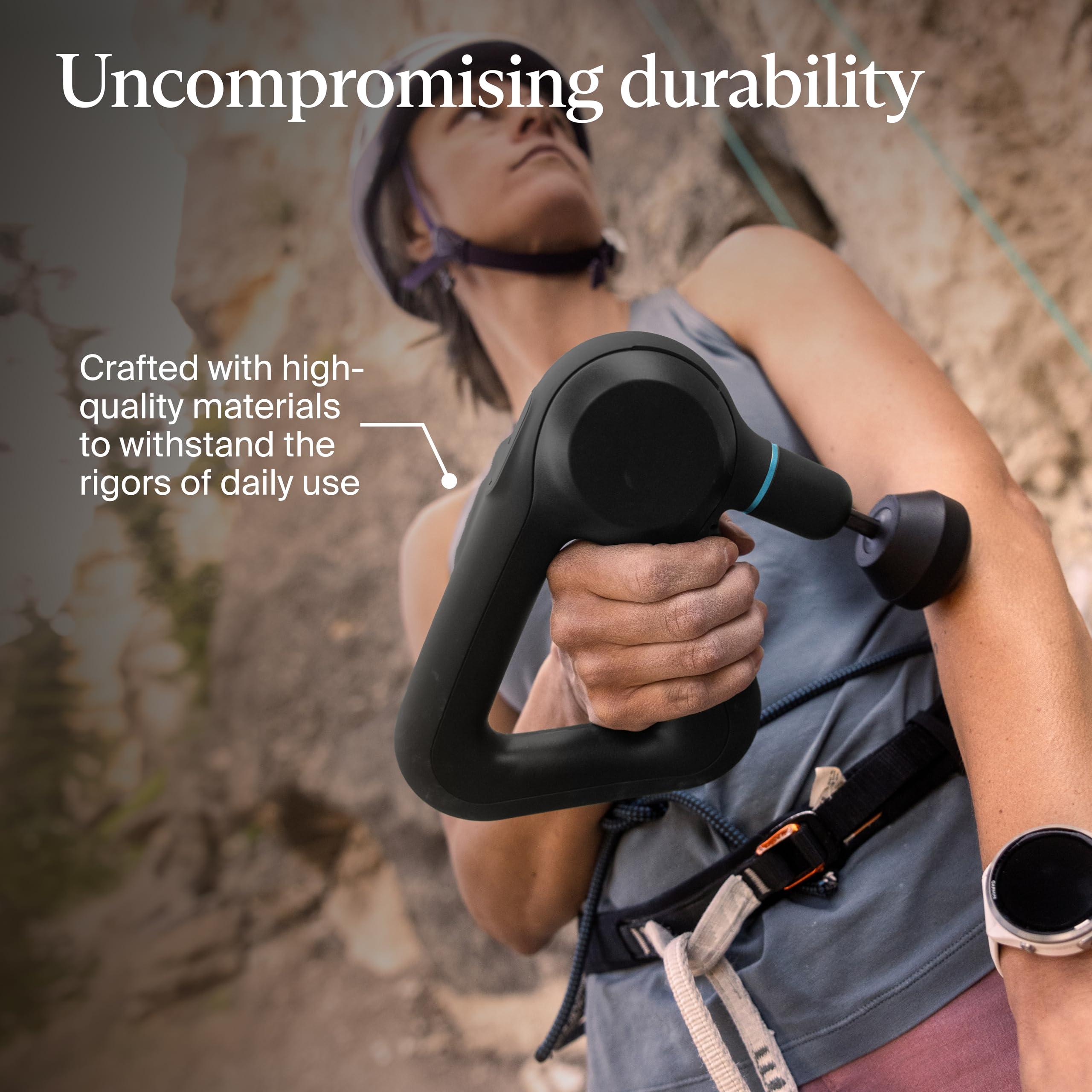 TheraGun TheraGun Prime Quiet Deep Tissue Therapy Massage Gun - Bluetooth Enabled, Electric Percussion Massage Gun & Personal Massager for Pain Relief in Neck, Back, Leg, Shoulder and Body (Black - 5th Gen)