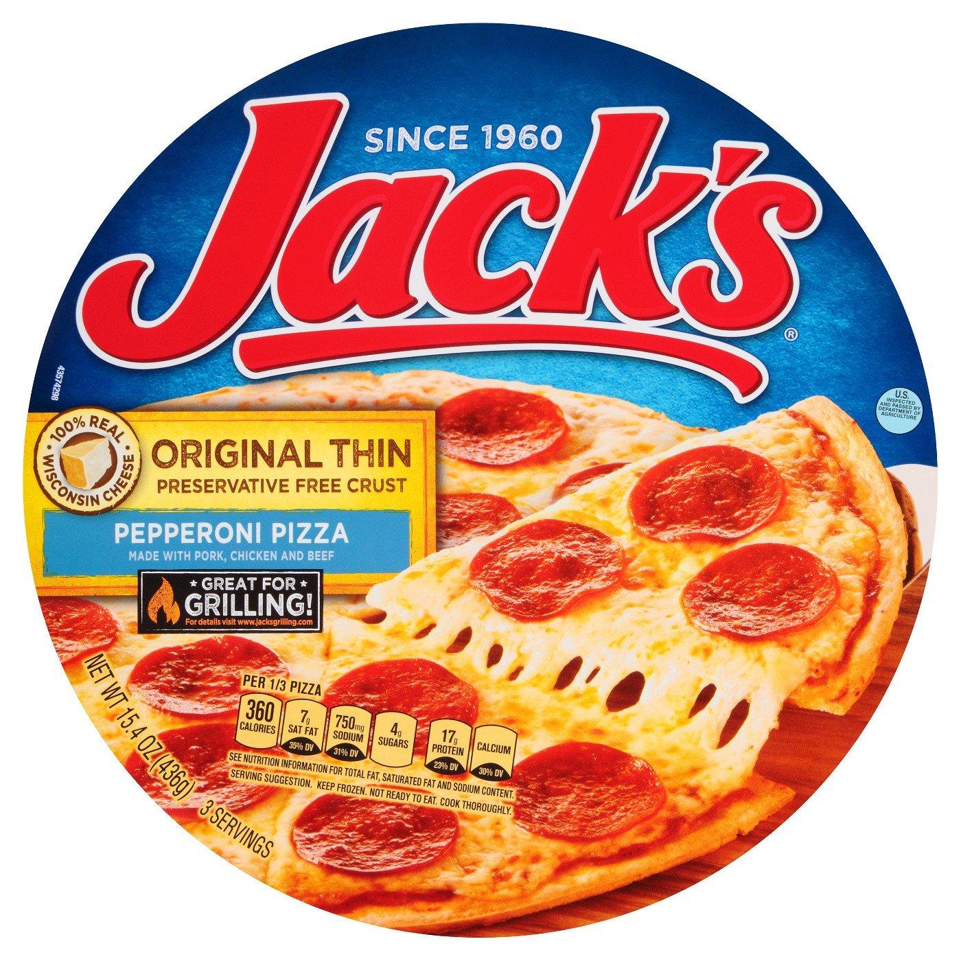 JackS Jack\'s, Original Crust, Pepperoni, 14.3 oz. (12 count)