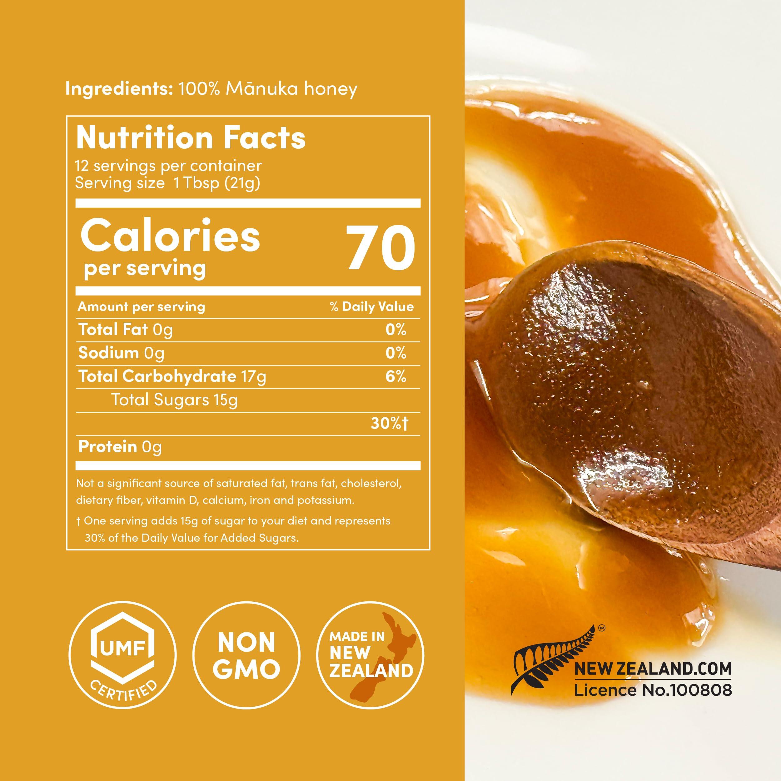 me today Me Today Manuka Honey, UMF 13+/MGO 404+ from New Zealand Authentic, Raw & Unpasteurized Honey | Raw Manuka Honey for Daily Wellness Support | Delicious Honey Crafted by Bees in 8.8oz