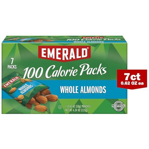 Emerald Emerald 34325 100 Calorie Pack All Natural Almonds, 0.63Oz Packs, 7/Box