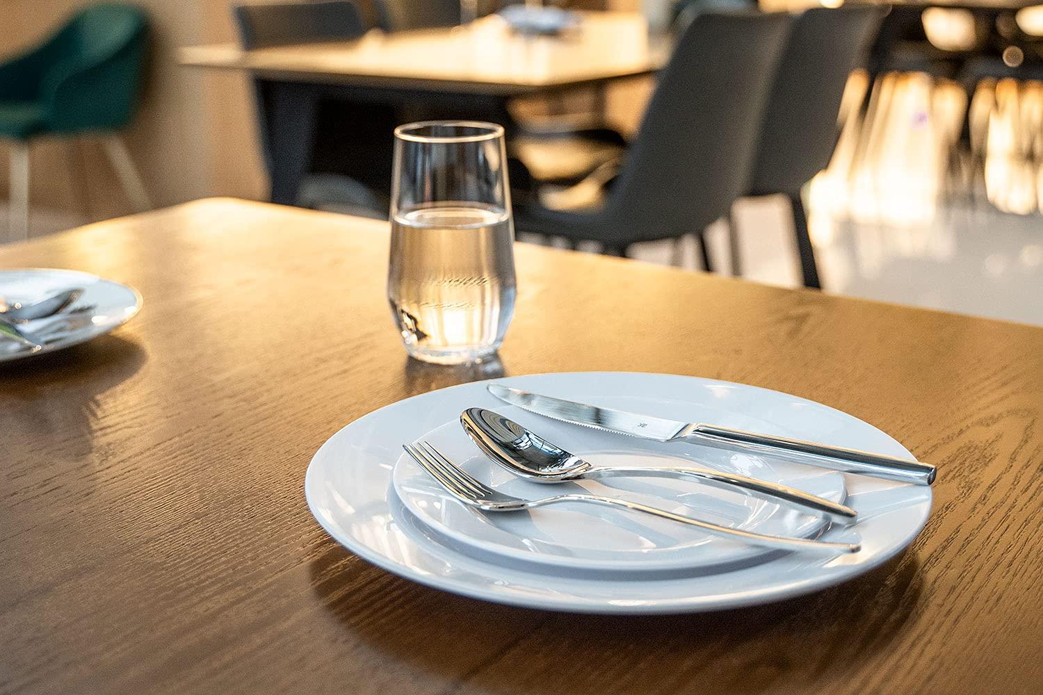 POSATE POSATE 60PCS White Disposable Plastic Plates, Heavy Duty Plates for Wedding/Party, 30PCS Dinner Plates 10.25 and 30PCS Dessert/Salad Plates 7.5, White Plates for Party Event