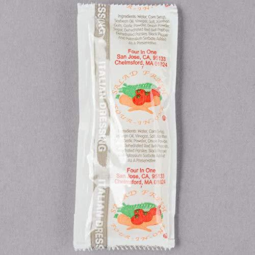 Bulk Wholesale Supplies BWS 12 Gram Italian Dressing Portion Packets, Case of 200