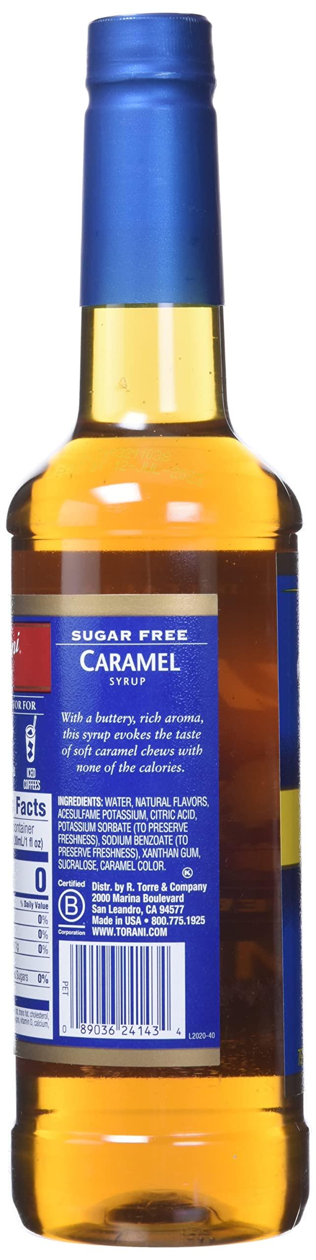 Torani Torani Sugar Free Syrup, Caramel, 25.4 Ounce (Pack of 1)