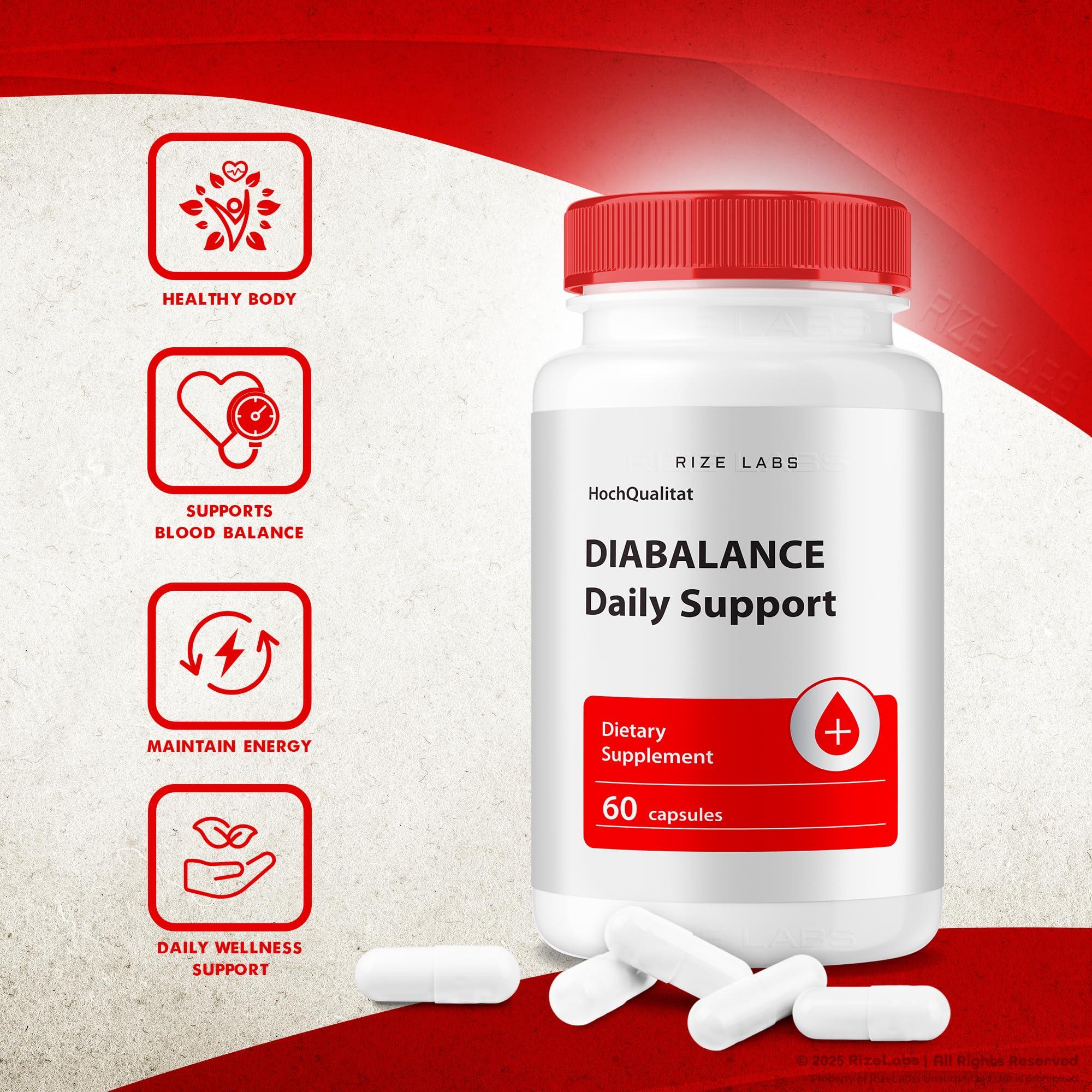 rize labs (3 Pack) Diabalance Daily Support (180 Capsules)