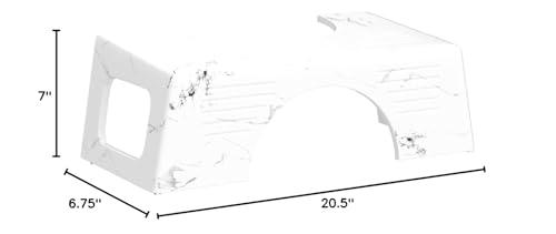 Squatty Potty Squatty Potty Carrara Marble Toilet Stool, Gray, 7 Inch Height