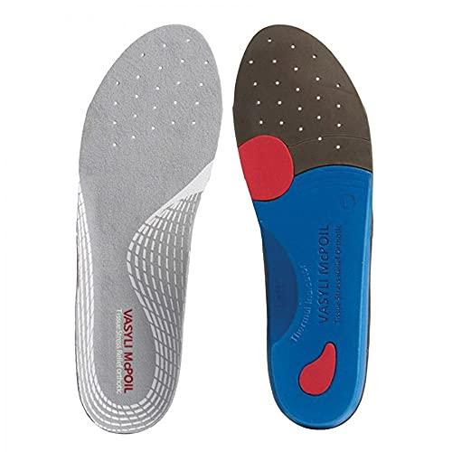 Vasyli Vasyli+McPoil Tissue Stress Relief Orthotic, Low Profile Shoe Insole for Sports, Football, Soccer, Baseball, and Basketball, Foot Support Shoe Insert for Achilles and Heal Injuries, Medium
